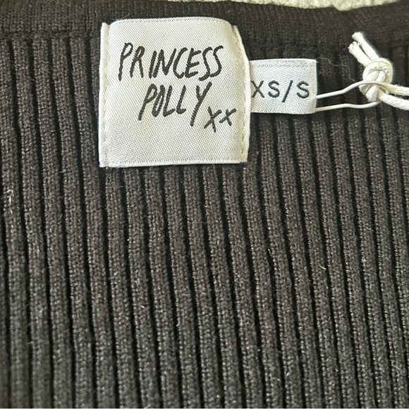 PRINCESS POLLY Bella Vu ribbed cropped cardigan - Picture 3 of 6